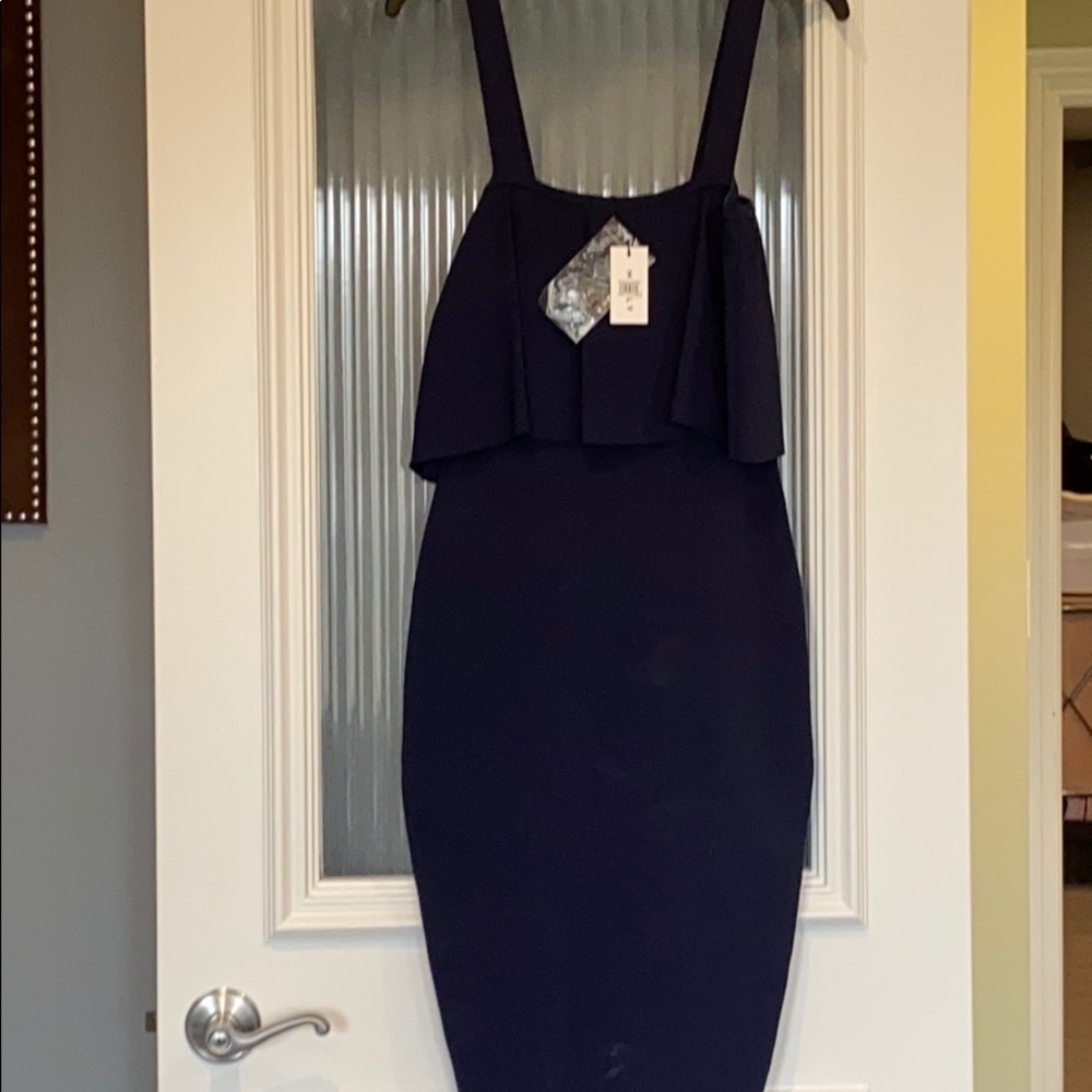 Milky Navy Dress
